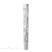 торшер с цилиндрическим корпусом белого цвета