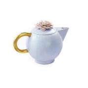 Marie-antoinette blue & pink teapot чайник, Villari