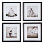 104815 Prints EC081 Michael Kahn Boats set of 4 отпечаток Eichholtz