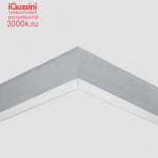 MJ57 iN 30 iGuzzini corner module for continuous line - Low Contrast - direct emission - LED  - warm white  integrated DALI dimmable control gear