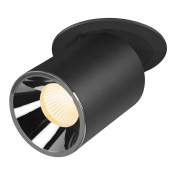 1007052 SLV NUMINOS® PROJECTOR L светильник встраиваемый 700мА 25.4Вт с LED 3000K, 2200лм, 40°, черный/хром