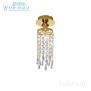 Kolarz CHARLESTON 262.11.3 точечный светильник золото 24 карата прозрачный ø10cm высота 24cm 1 лампа g9