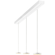 подвесной светильник с вытянутыми цилиндрическими подвесами