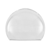 прозрачный стеклянный полусферический абажур 35 см