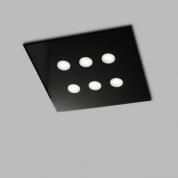 Metal Lux Dado PL 6L современный потолочный светильник с шестью лампами чёрный 259.360.03