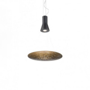 подвесной светильник с перфорированным плафоном бронзового цвета IP40