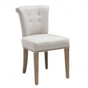 107630 Dining Chair Key Largo off white linen стул Eichholtz