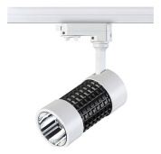 трековый светильник цилиндрический с решетчатым корпусом