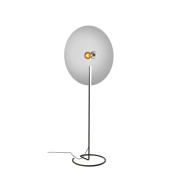 торшер круглый черный с золотом