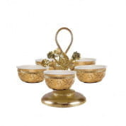 Taormina gold small pistachios holder - 5 bowls чаша, Villari