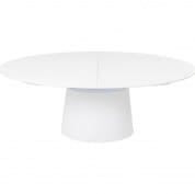 80819 Приставной стол Benvenuto белый 200(50)x110см Kare Design