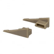 038810 Arlight Комплект заглушек SL-MINI-SHELF-H8 OLIVE GREY