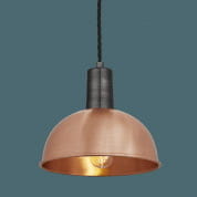 Sleek Dome Pendant - 8 Inch - Copper подвесной светильник Industville SL-DP8-C