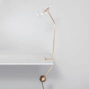 Brass Stockholm Table Lamp настольная лампа Schwung Home B064-198-378