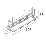 монтажный профиль для встроенной линии света