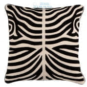 107828 Pillow Zebra Black 50 x 50 cm Eichholtz