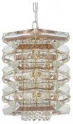 подвесной светильник с прозрачными кристаллами и внутренним блеском