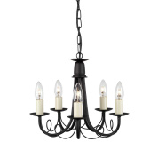 Люстра Minster Elstead MN5-BLACK черный