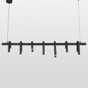 подвесной линейный светильник с несколькими направленными источниками света