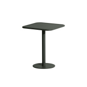M0742618 La Petite Friture WEEK-END Круглый стол кафе садовый металлический зеленый