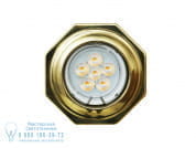 HEXAGON BRASS RECESSED SPOTLIGHT Встраиваемый латунный прожектор Mullan Lighting MLRS102ANTBRS