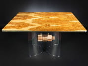 PORTOFINO Квадратный стол из дерева и стекла VGnewtrend