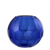 109821 Vase Feeza S blue стеклянное украшение Eichholtz