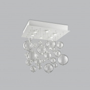 Metal Lux Bolero PL 6L 70 Square современная люстра с шестью лампами белый; прозрачный 254.360.01