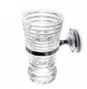 настенный стакан для ванной из рельефного стекла