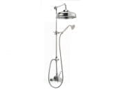 Shower taps Настенная термостатическая латунная душевая панель с ручным душем BLEU PROVENCE