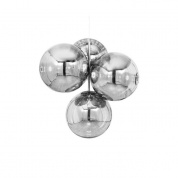 Globe Chandelier Small Silver LED Tom Dixon, люстра