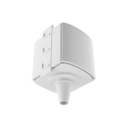 адаптер белого цвета для однофазной трековой системы Unity