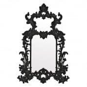 109035 Mirror Leighton black lacquer finish зеркало Eichholtz