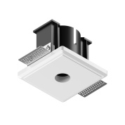 встраиваемый потолочный светодиодный светильник с квадратным корпусом для точечной подсветки