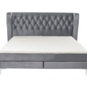 86095 Кровать с пружинным матрасом Benito Moon Grey 180x200см Kare Design