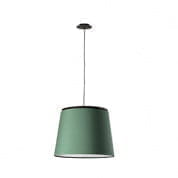 20309-91 SAVOY BLACK PENDANT LAMP GREEN LAMPSHADE подвесной светильник Faro barcelona