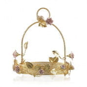 Marie-antoinette pink & gold pic nic basket корзина, Villari