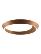 потолочный светильник терракотового цвета с LED