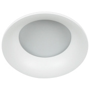встраиваемый потолочный светильник круглый белый 15Вт