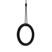 подвесной светильник с матовым черным кольцом