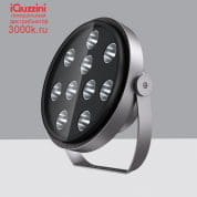 EV81 Agorà iGuzzini Spotlight with bracket - Warm White LED - Integrated Ballast - Flood optic - Ta 40