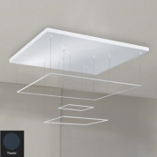 CORNICE-S853TO27K Icone Cornice SOSPENSIONE 3 74,5W 220V 2700K TITANIO Одинарный подвес