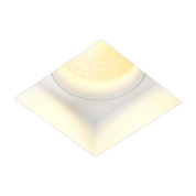 встраиваемый потолочный светильник квадратной формы с глубоким утопленным источником света