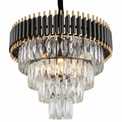 40.2861 подвесной светильник Imperiumloft Empire black chandelier crystal