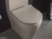 App Пластиковое сиденье для унитаза с плавным закрыванием. Ceramica Flaminia