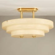 CL0281 Stockbridge Oval Semi-Flush Ceiling Light потолочная люстра Vaughan