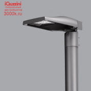 N393 Street iGuzzini Pole-mounted system - ST1.5U optic - Warm White - integrated DALI - Ø 42-76mm - Ta 35°C