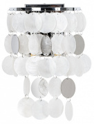 накладной потолочный светильник с круглыми стеклянными подвесками