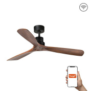 вентилятор потолочный чёрный матовый без подсветки