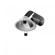 встраиваемый потолочный светильник даунлайт поворотный с металлической рамкой IP44